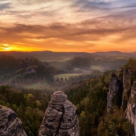4-Bettzimmer Saechsische Schweiz Mittelndorf エクステリア 写真