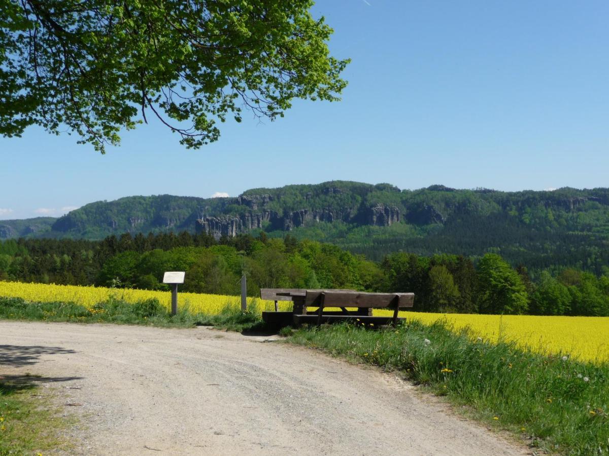 4-Bettzimmer Saechsische Schweiz Mittelndorf エクステリア 写真