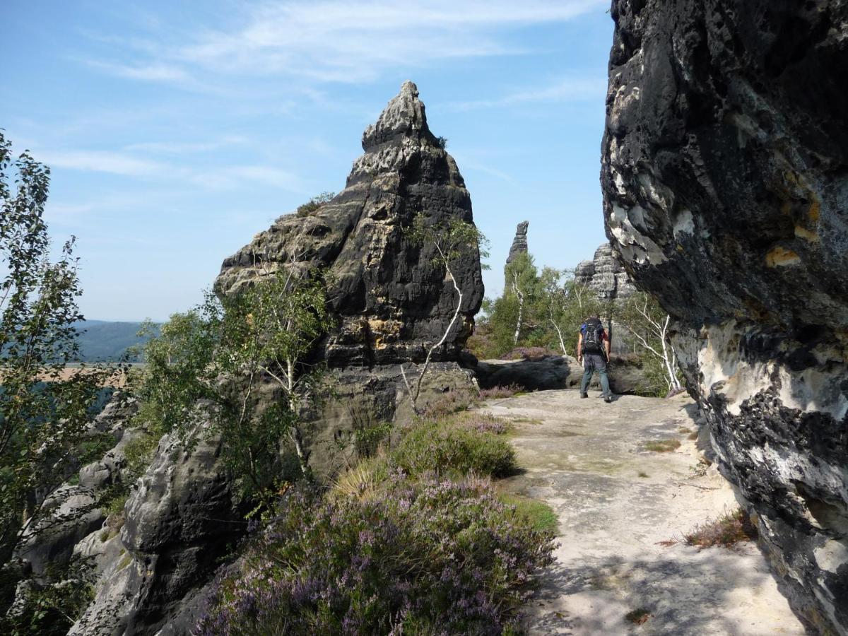 4-Bettzimmer Saechsische Schweiz Mittelndorf エクステリア 写真