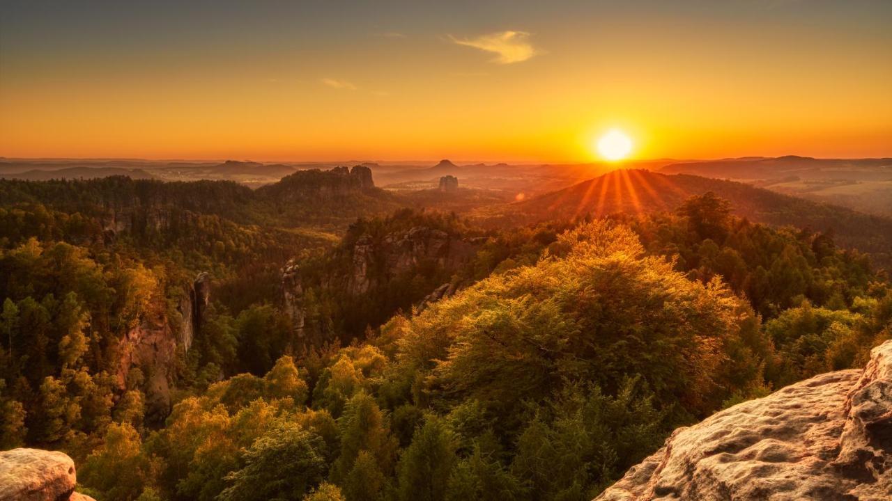 4-Bettzimmer Saechsische Schweiz Mittelndorf エクステリア 写真