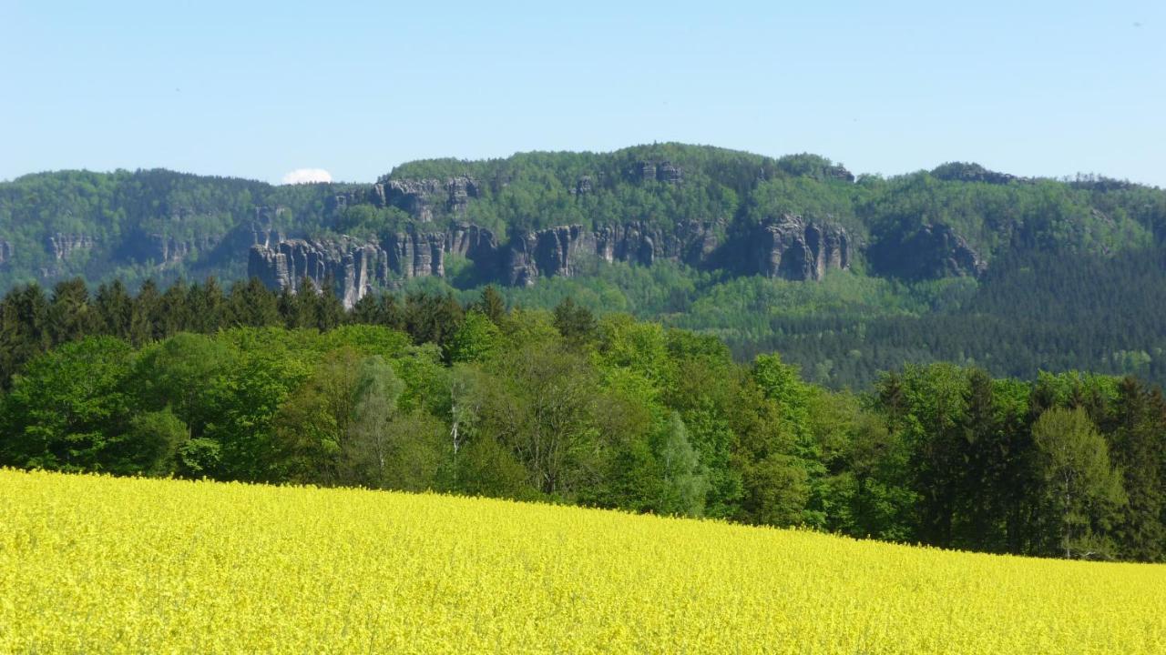 4-Bettzimmer Saechsische Schweiz Mittelndorf エクステリア 写真