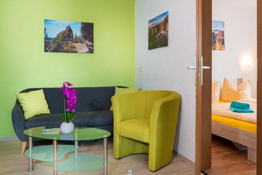 4-Bettzimmer Saechsische Schweiz Mittelndorf エクステリア 写真
